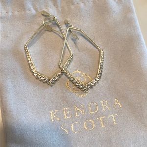 Kendra Scott Gold Nell Drop Earrings